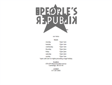 Tablet Screenshot of peoplesrepublik.com